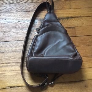 Vintage style triangle backpack